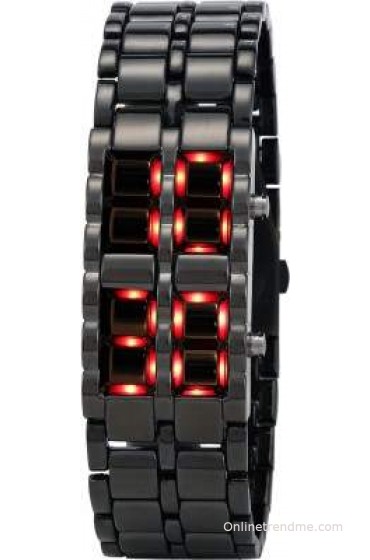 Skmei 8061G-Black-Red LED Digital Watch - For Men, Boys